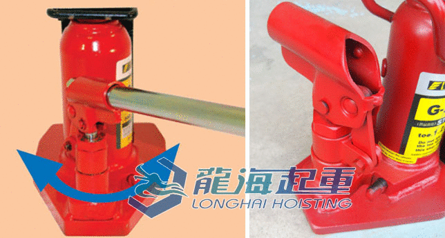 鷹牌G-100爪式千斤頂使用示意圖 鷹牌G-100爪式千斤頂使用示意圖